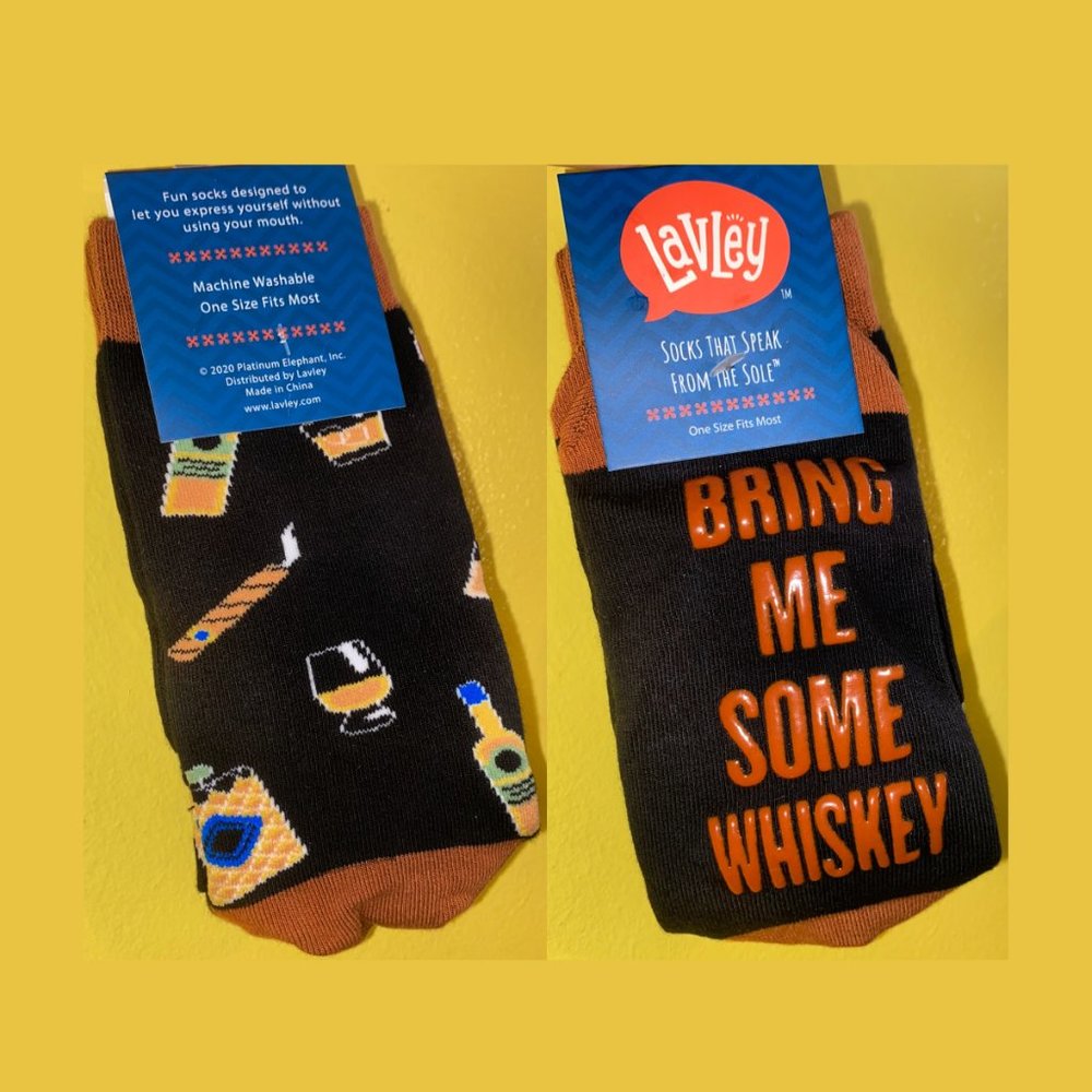 UNISEX WHISKEY THEMED SOCKS
